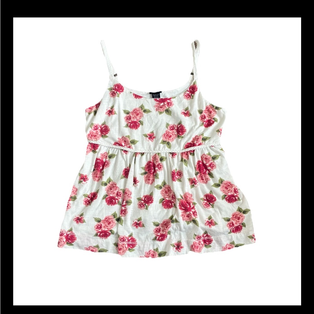 torrid Floral Pink Babydoll Top Size 1